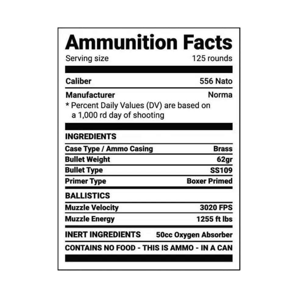 5.56 NATO 62GR SS109 — AMMO IN A CAN - Image 2