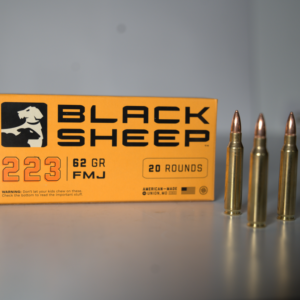 223 REM 62GR FMJ BLACK SHEEP AMMO