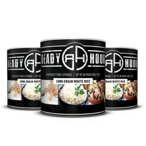 Ready Hour Long Grain White Rice #10 can - 47 servings