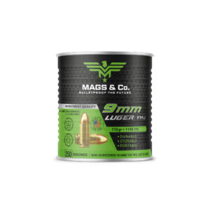 9mm Luger 115GR FMJ — AMMO IN A CAN