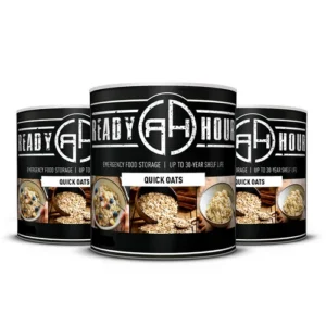 Ready Hour Quick Oats #10 can -30-Year Shelf Life for Emergency Food Storage