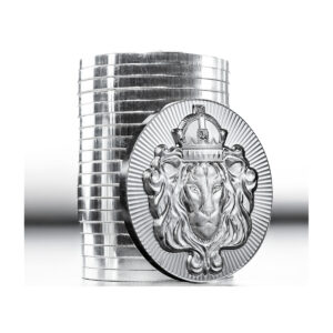 Scottsdale Mint Lion Stacker 1 oz - Silver Round