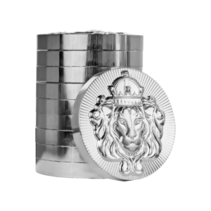 Scottsdale Mint Lion Stacker 2 oz - Silver Round