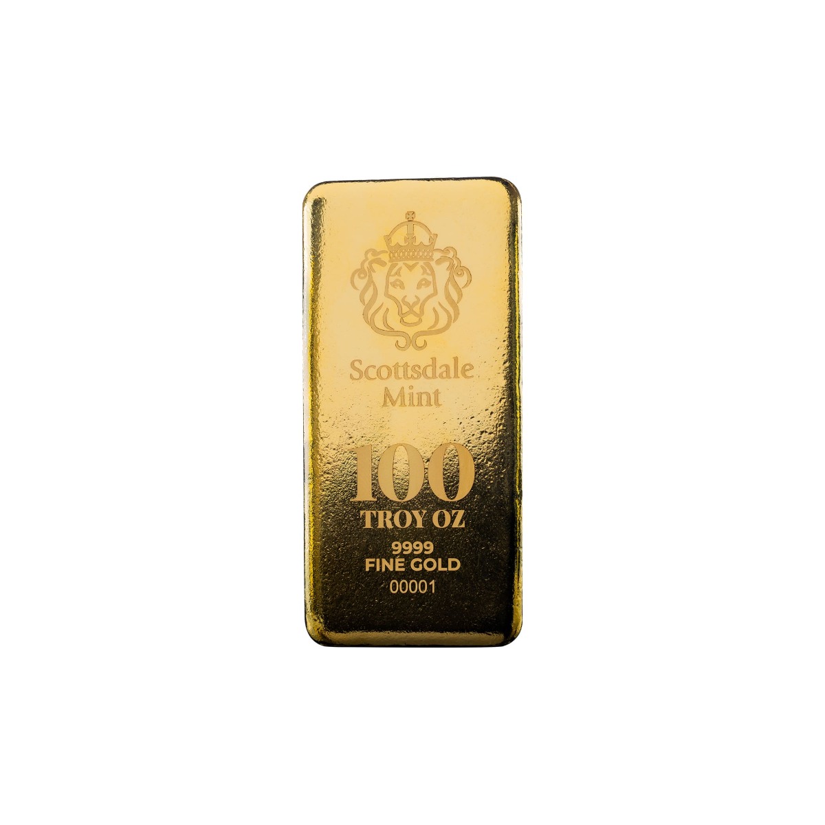 Scottsdale Mint 100 oz Cast - Gold Bar