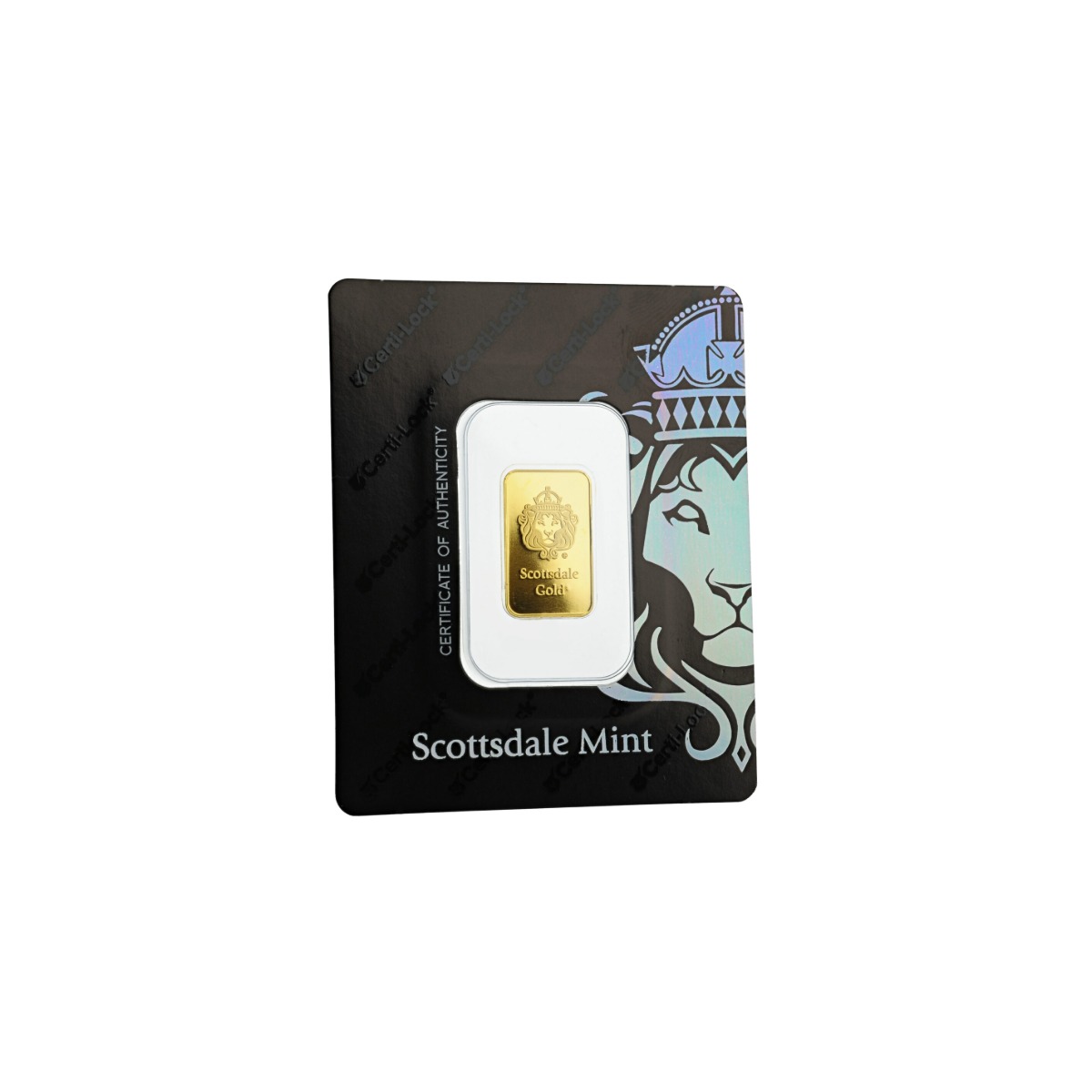 Scottsdale Gold in Certi-Lock® 5 Gram - Gold Bar