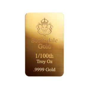 Scottsdale Mint Prepper 1/100th Troy Ounce - Gold Bar