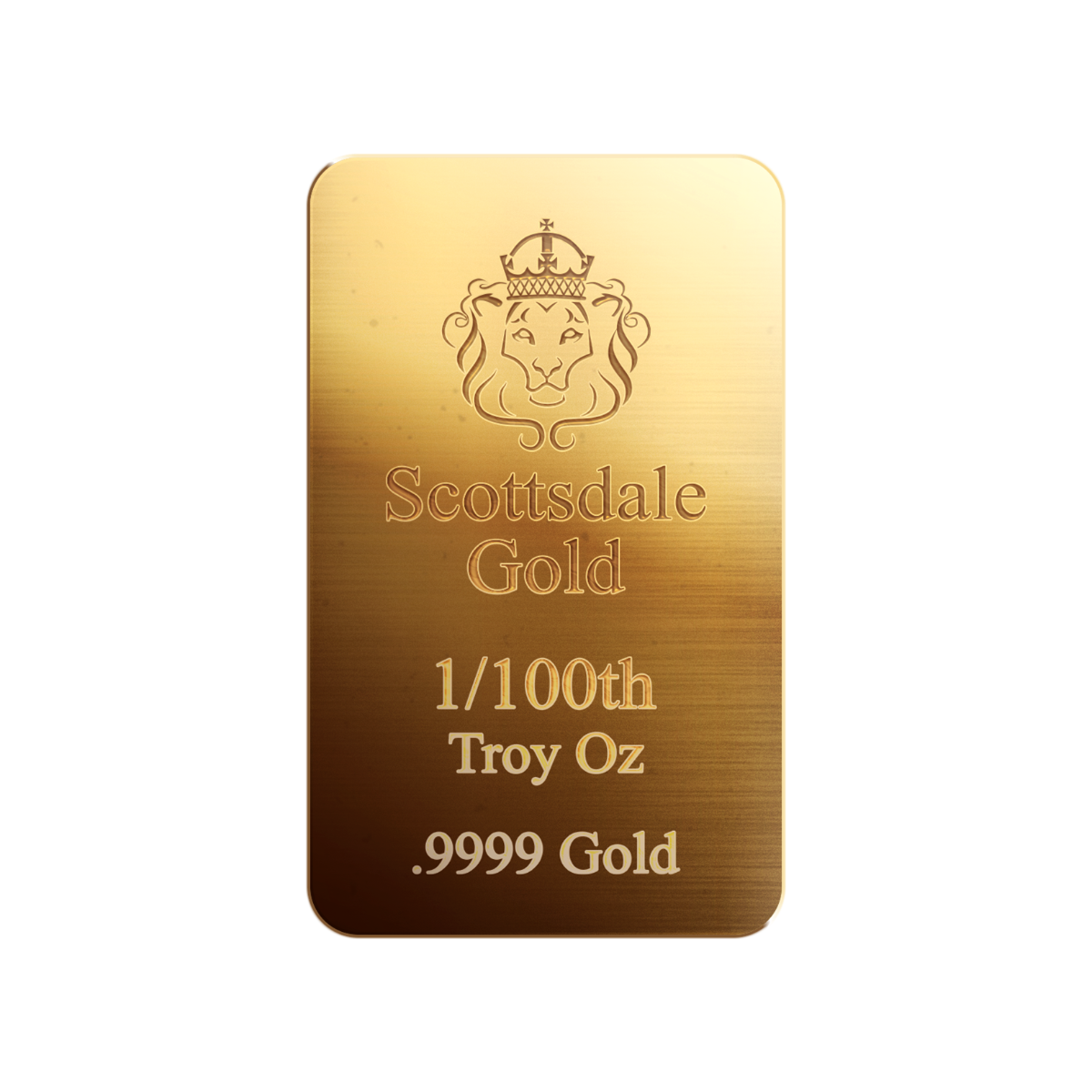Scottsdale Mint Prepper 1/100th Troy Ounce - Gold Bar
